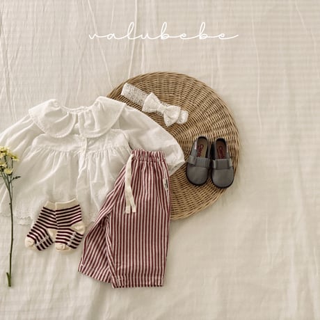 valubebe/66. enni big collar blouse 6M-S