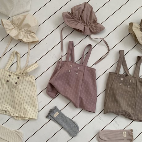 bebeholic/8. stitch overalls pants S-L