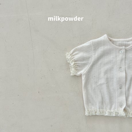milkpowder/3. half t ) cardigan 5-11
