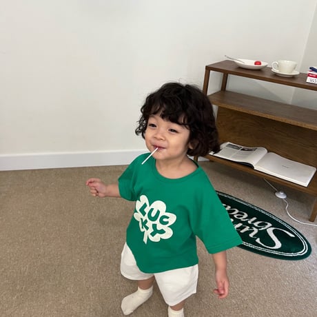 bayvely/14. lucky half t T-shirt XS-XL