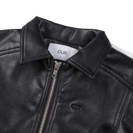 our/77. our ledder jacket S-XL