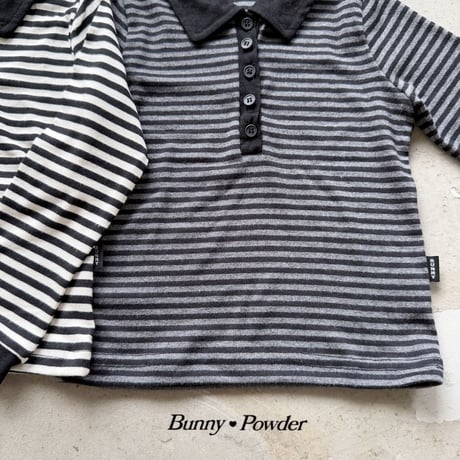bunnypowder/84. collar T-shirt S-XL