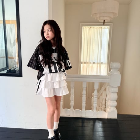 comma/92. two line kangkang skirt 140-150