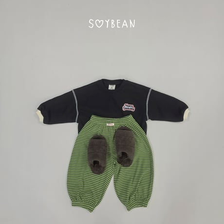 soybean/36. plan ) stripe bullon jogger XS-XL