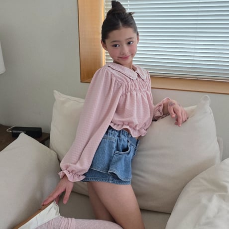ellymolly/108. rora round collar blouse 13-15