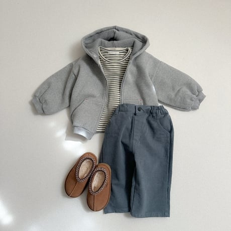 minirobe/24. Barrel hood zip-up S-XL