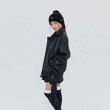 forkchips/82. ledder jacket M-XL