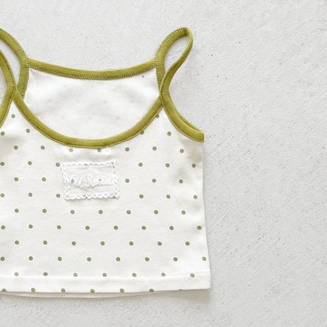 urbanrabbit/118. Little Dot Color Sleeveless XS-XL