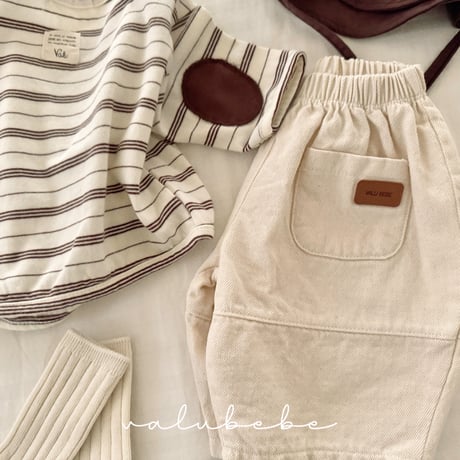 valubebe/83. section bangbang denim pants 6M-S