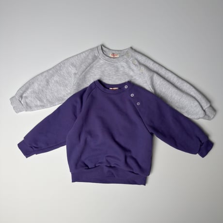 andbutter/4. Button Raglan Sweatshirt XS-XL