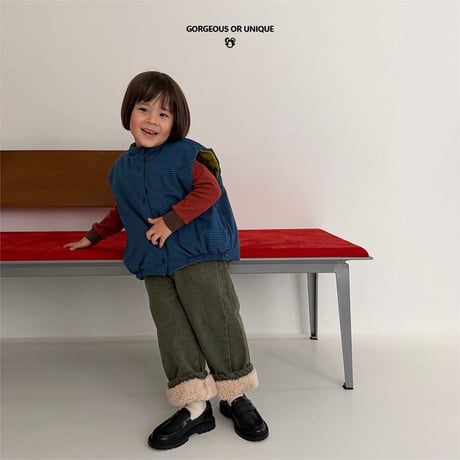 gou/107. both sides ) vest XS(2-3Y)-XL(6-7Y)