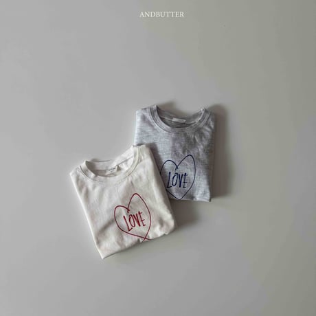 andbutter/17. Drawing Love Tee JS-JM