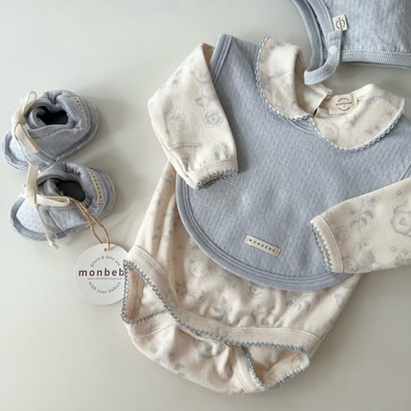 monbebe/32. print collar suit S(3-6M)-L(12-24M)