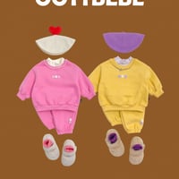 oottbebe/40. peuty button updown set XS(0-1Y)-XL(4-5Y)