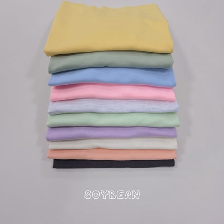 soybean/46. plan ) cotton box half t T-shirt JS-JL