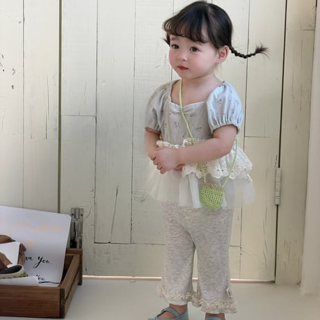aiai/54. basic gray pants boots cut S(6M-2Y)-XL(4-5Y)