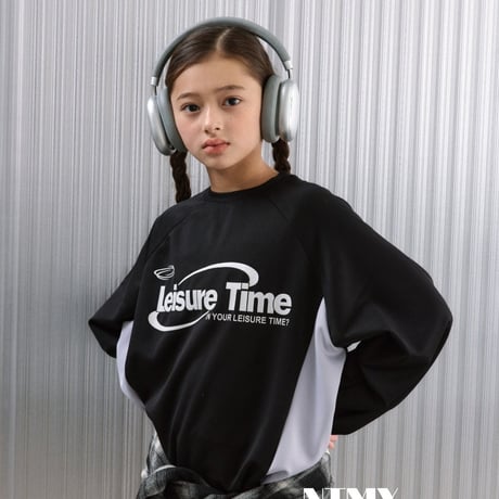 nicetomeetyou/7. ( jersey ) time two color T-shirt S-XL