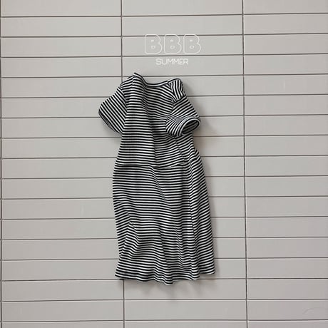 bellabambina/51. stripe one-piece XS-XL