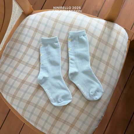 ninibello/108. heart socks - pastel set SOCKS_S-SOCKS_L