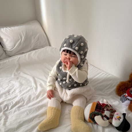 onu/35. pompom bonnet FREE(0-2)