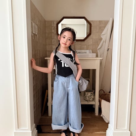 comma/176. v band sleeveless 140-150