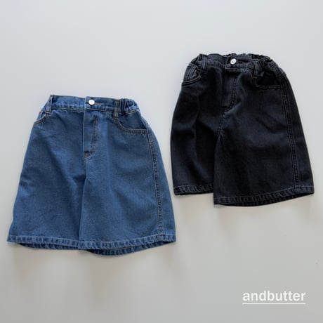 andbutter/57. Bermuda Denim Pants S-XL