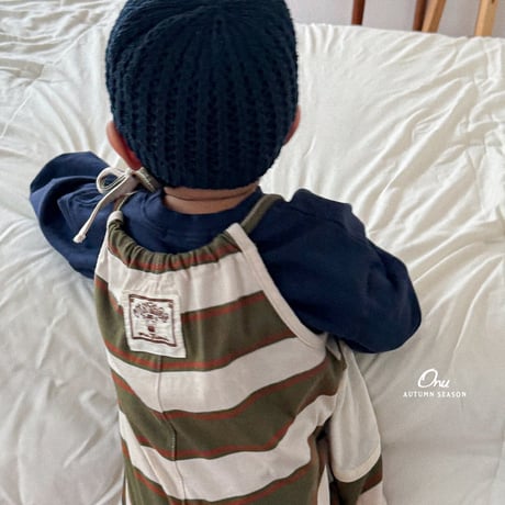 onu/10. string overalls BABY(12M)-S(3-4Y)