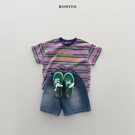 bonito/39. Proud Stripe T-shirt? JS-JM