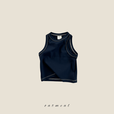 oatmeal/5. stitch sleeveless XS-XL