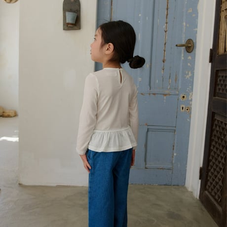 monatelier/28. soft fril T-shirt S-2XL