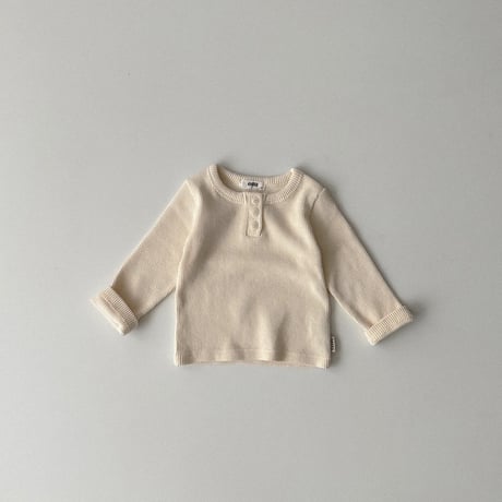 onu/14. cropple button T-shirt BABY(12M)-XL(6-7Y)