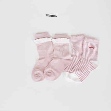 vbunny/74. red socks set M(130-150)-XL(180-210)