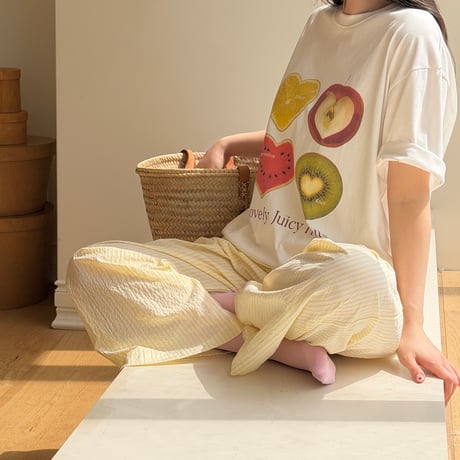 ninibello/131. adult ) jucy sweet half t T-shirt FREE