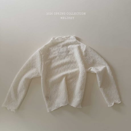 melikey/6. ribbon mesh T-shirt JS-JM