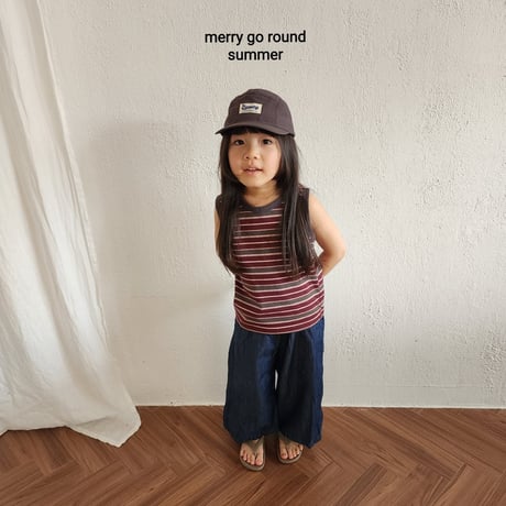 merrygoround/4. boy sleeveless XS-2XL