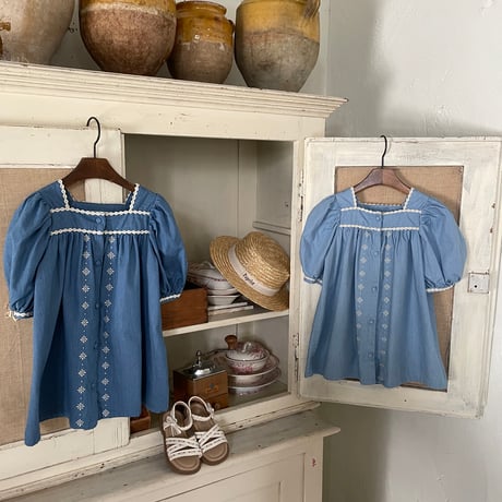 oren/48. jardin blue dress S-XL