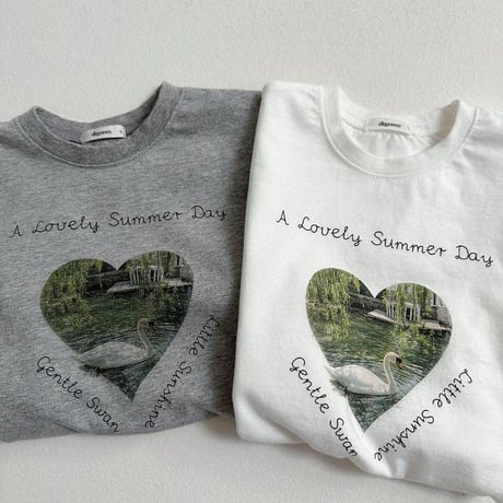 digreen/47. pure swan tee S-2XL