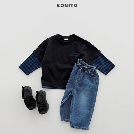 bonito/17. half t rayerd T-shirt JS-JM