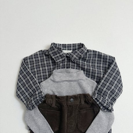 minirobe/41. angora mock neck tee S-XL