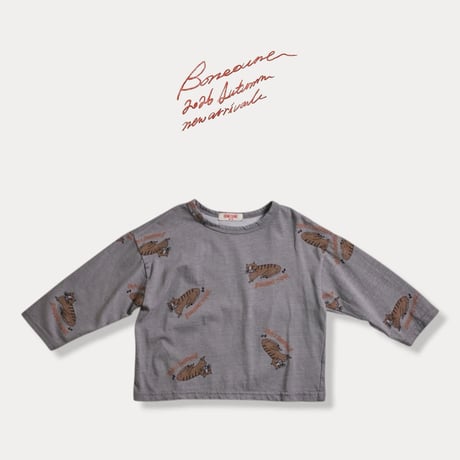 boneoune/18. tiger full_print _ pig single T-shirt JS-JL