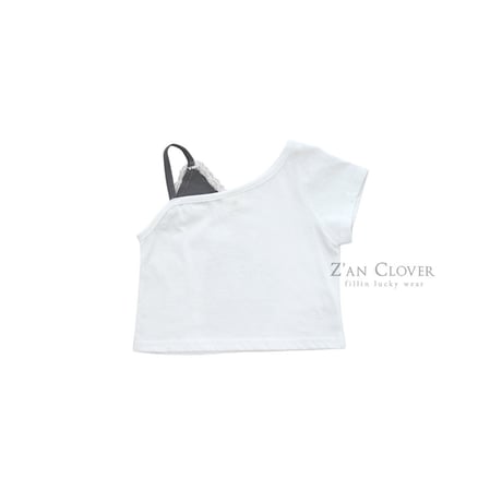 zanclover/67. lace strap T-shirt 3-11