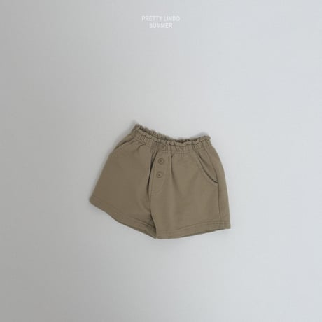lindo/21. button half pants XS-XL