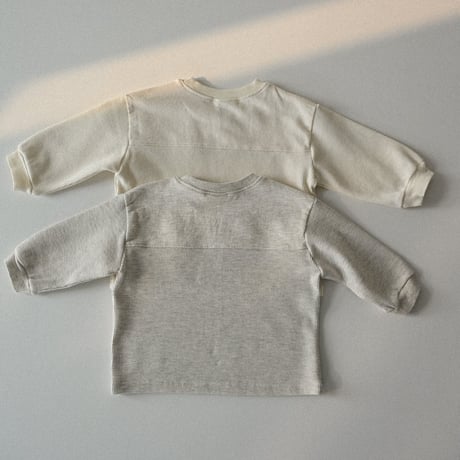 thebeige/11. Contrast long sleeve T XXS-L
