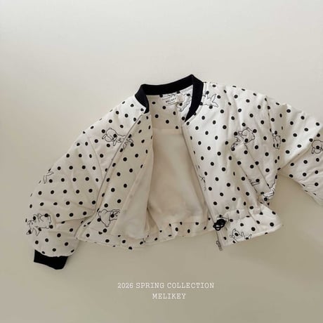 melikey/104. rabbit shirring bomber jacket XS-XL