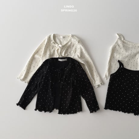 lindo/71. ive cardigan sleeveless set XS-XL