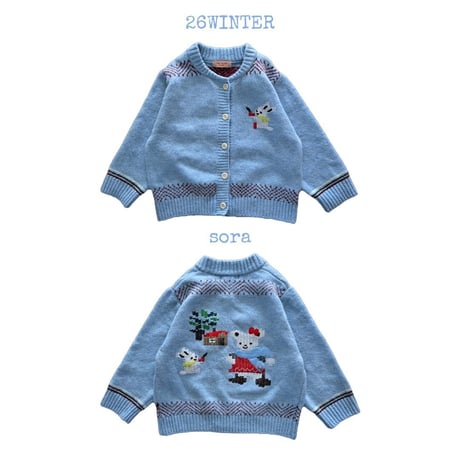 bymimi/10. animal cardigan S-2XL