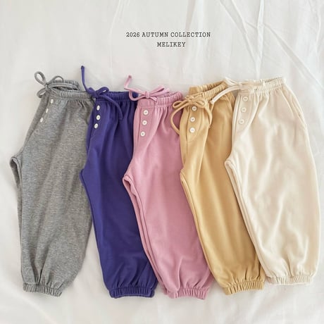 melikey/81. button P jogger XS-XL