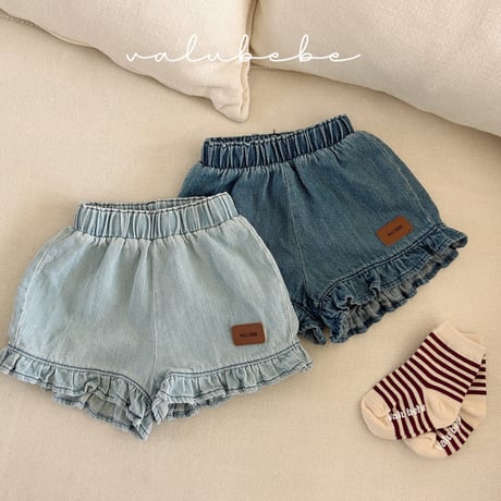 valubebe/84. fril denim pants 6M-S