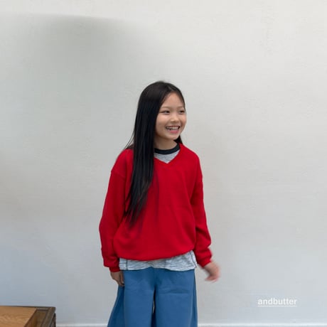 andbutter/19. Soft V-Neck MTM S-XL