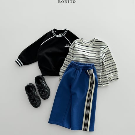 bonito/18. line straight pants JS-JM